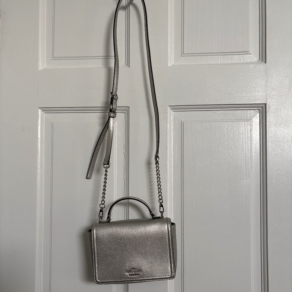 Sale! Today Only! Silver Kate Spade crossbody